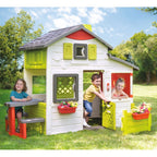 Smoby Friends casuta pentru copii Playhouse Neo cu gradina0 4