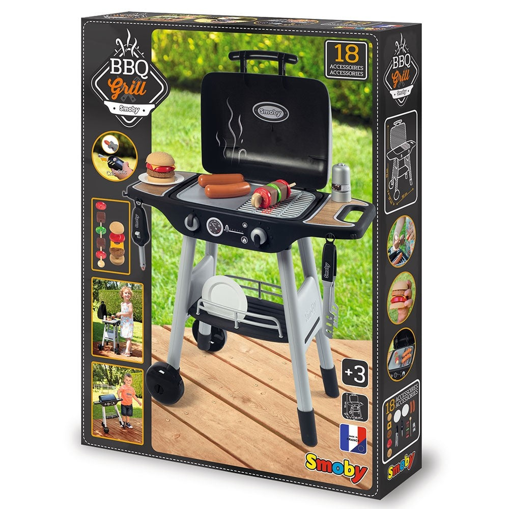 Smoby jucarie Gratar BBQ cu 18 accesorii 13