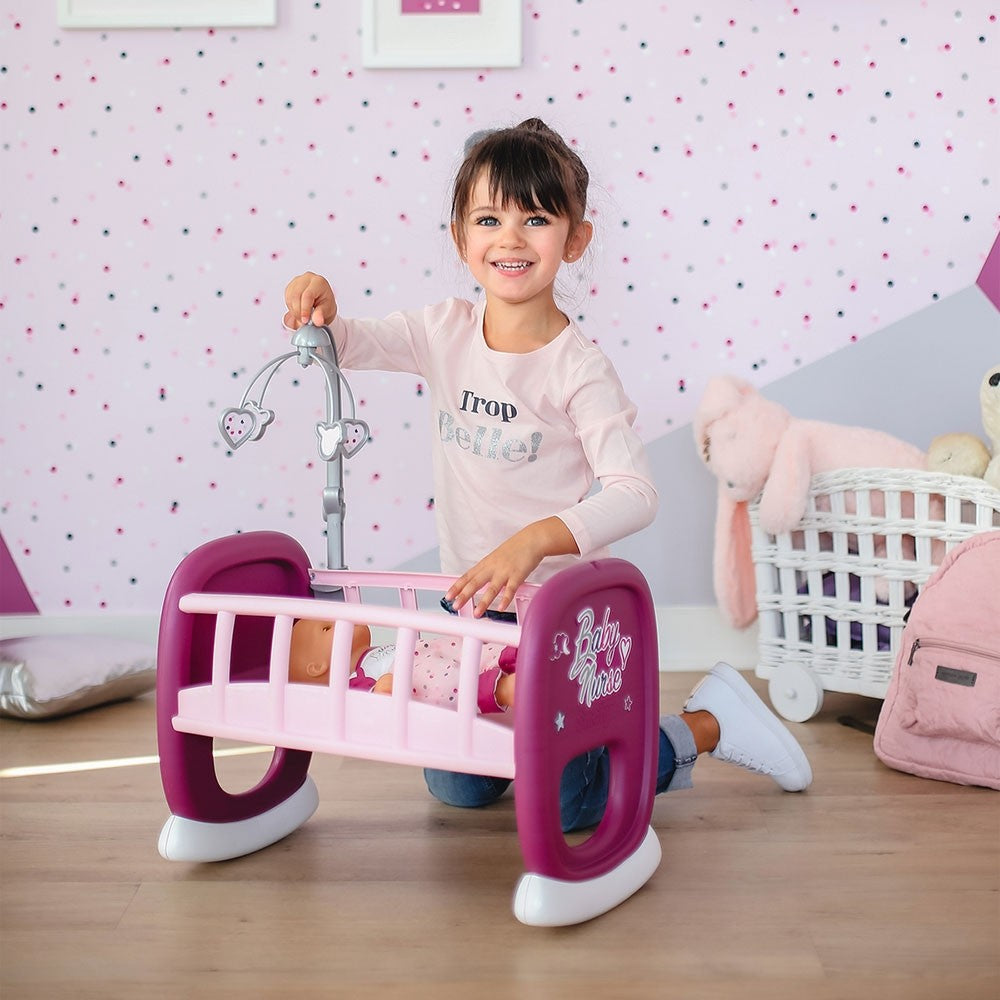 Smoby leagan pentru papusa Baby Nurse cu carusel 18m+ 02