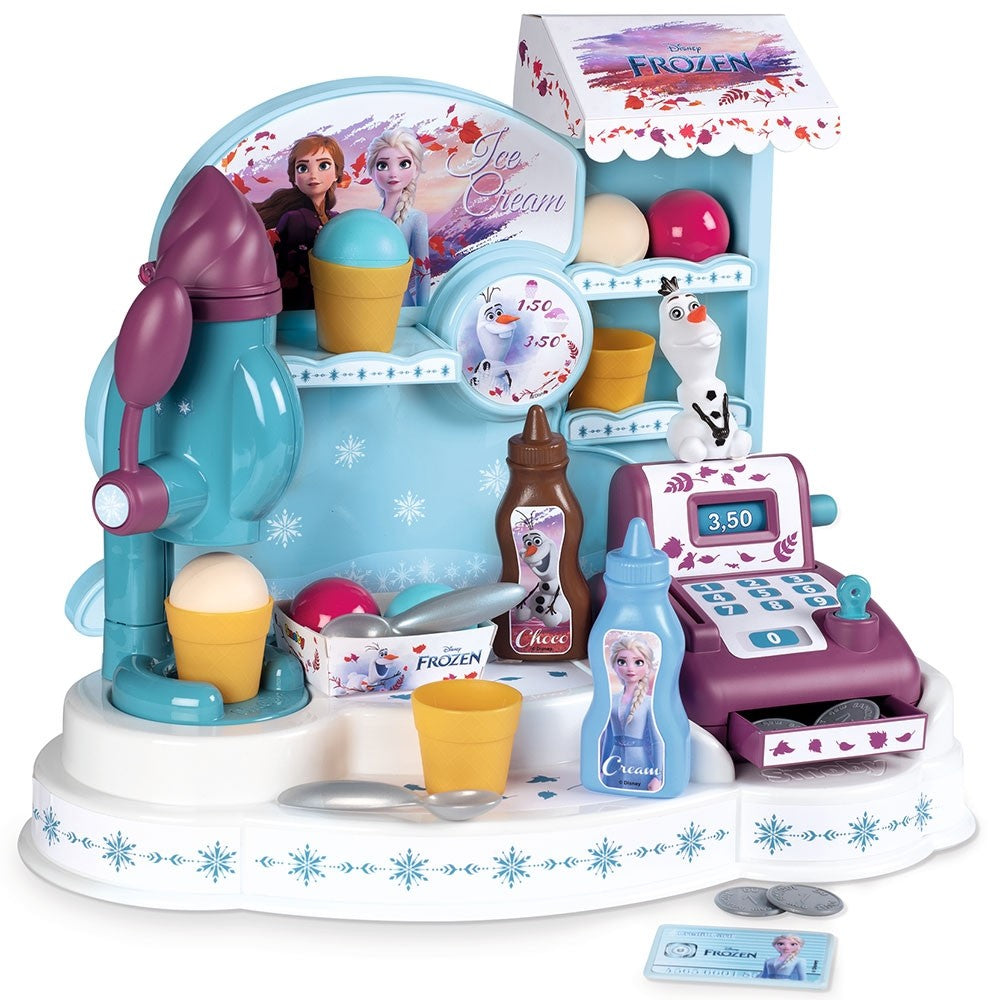 Smoby magazin pentru copii Frozen Ice Cream Factory 3 ani+ 01