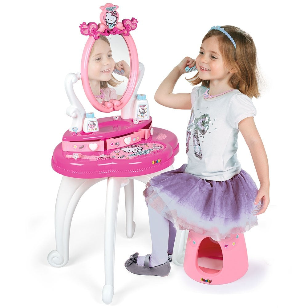 Smoby masuta de machiaj Hello Kitty Hairdresser 2in1  06