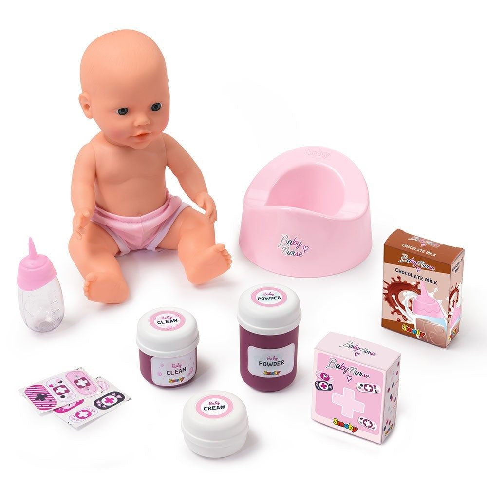 Smoby patut Co-Sleeper pentru papusi Baby Nurse 04