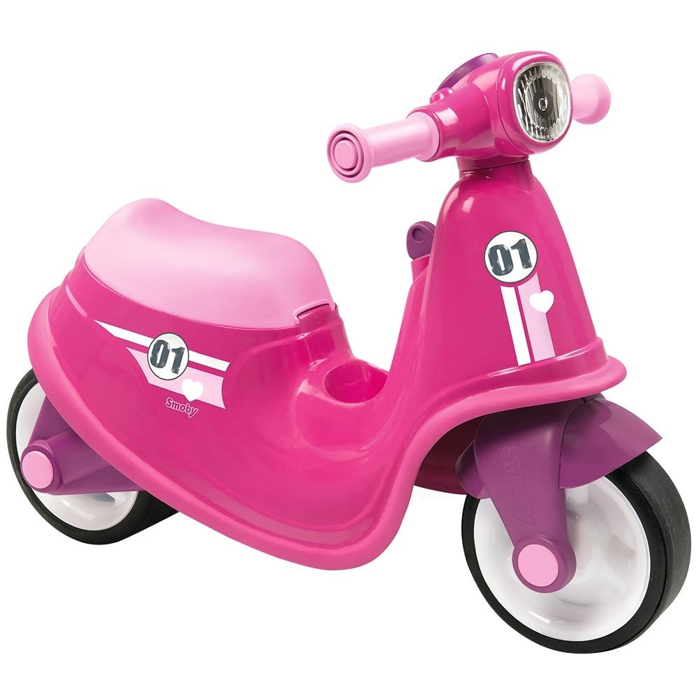 Smoby Scooter Ride-On pentru 18m+, Pink 01