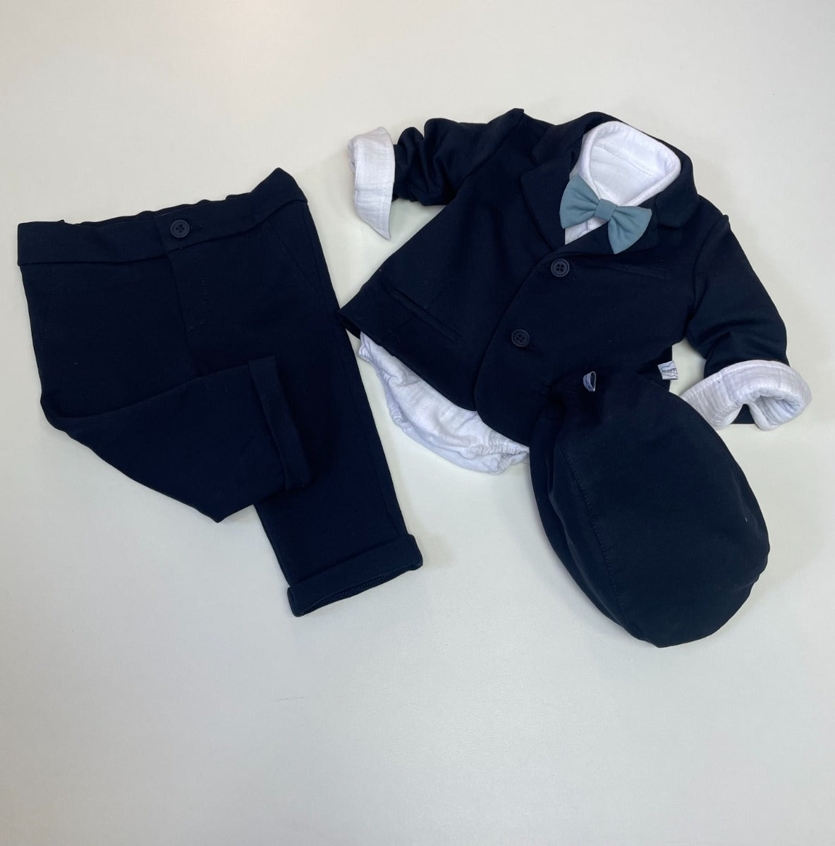 Soffi Baby compleu baieti botez LUDVIG 56-74 Bleu Imagine principală a produsului