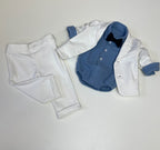 Soffi Baby compleu baieti botez LUDVIG 56-74 Cream