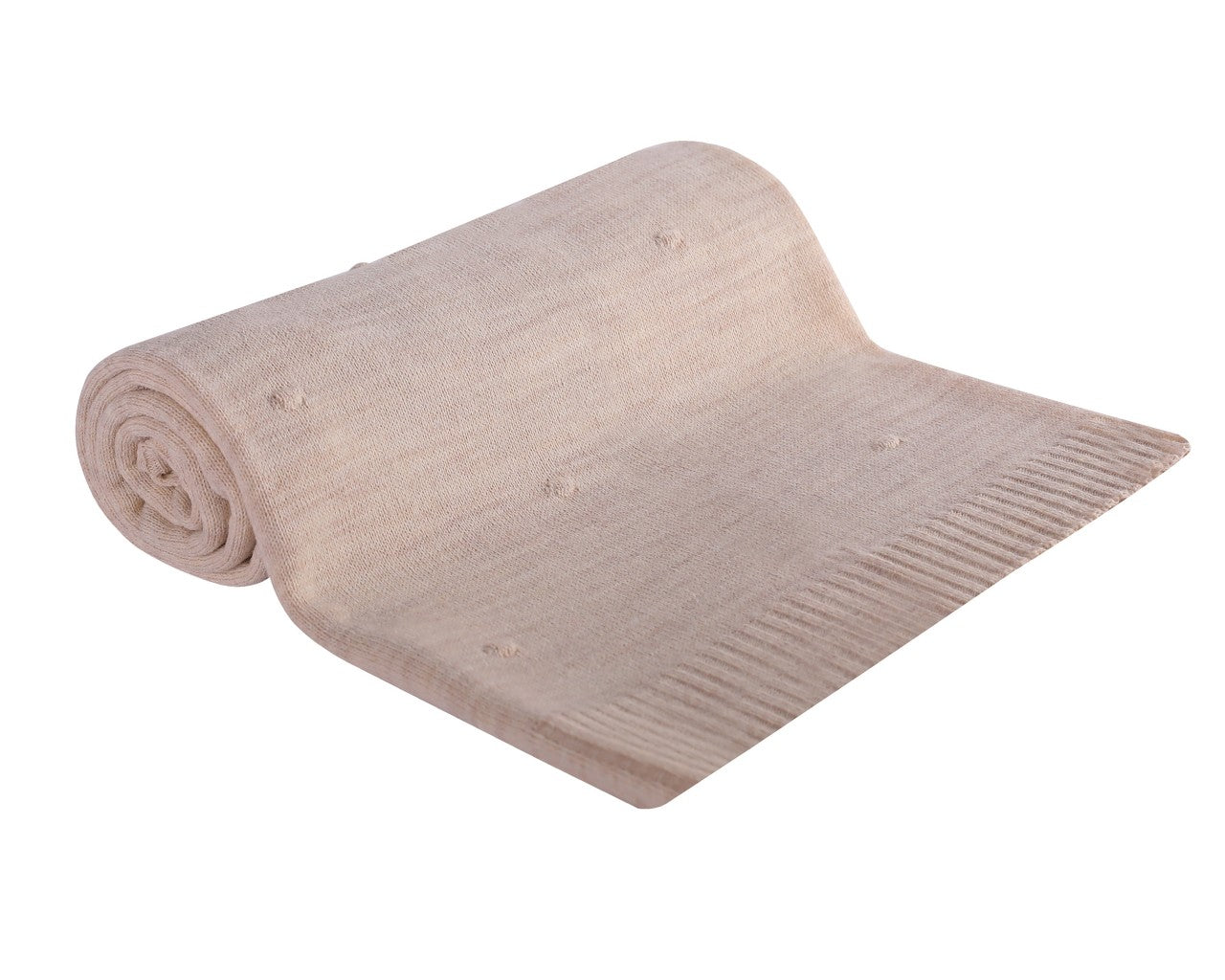 Soffi Baby patura bebelusi 80x90 cm Beige cu buline Imagine principală a produsului