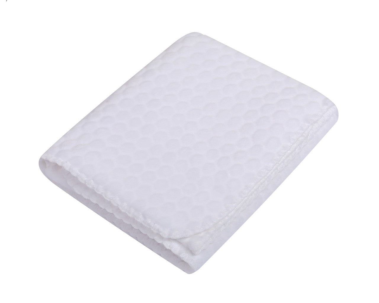 Soffi Baby patura bebelusi 80x90 cm cu fagure 0m+ Alb