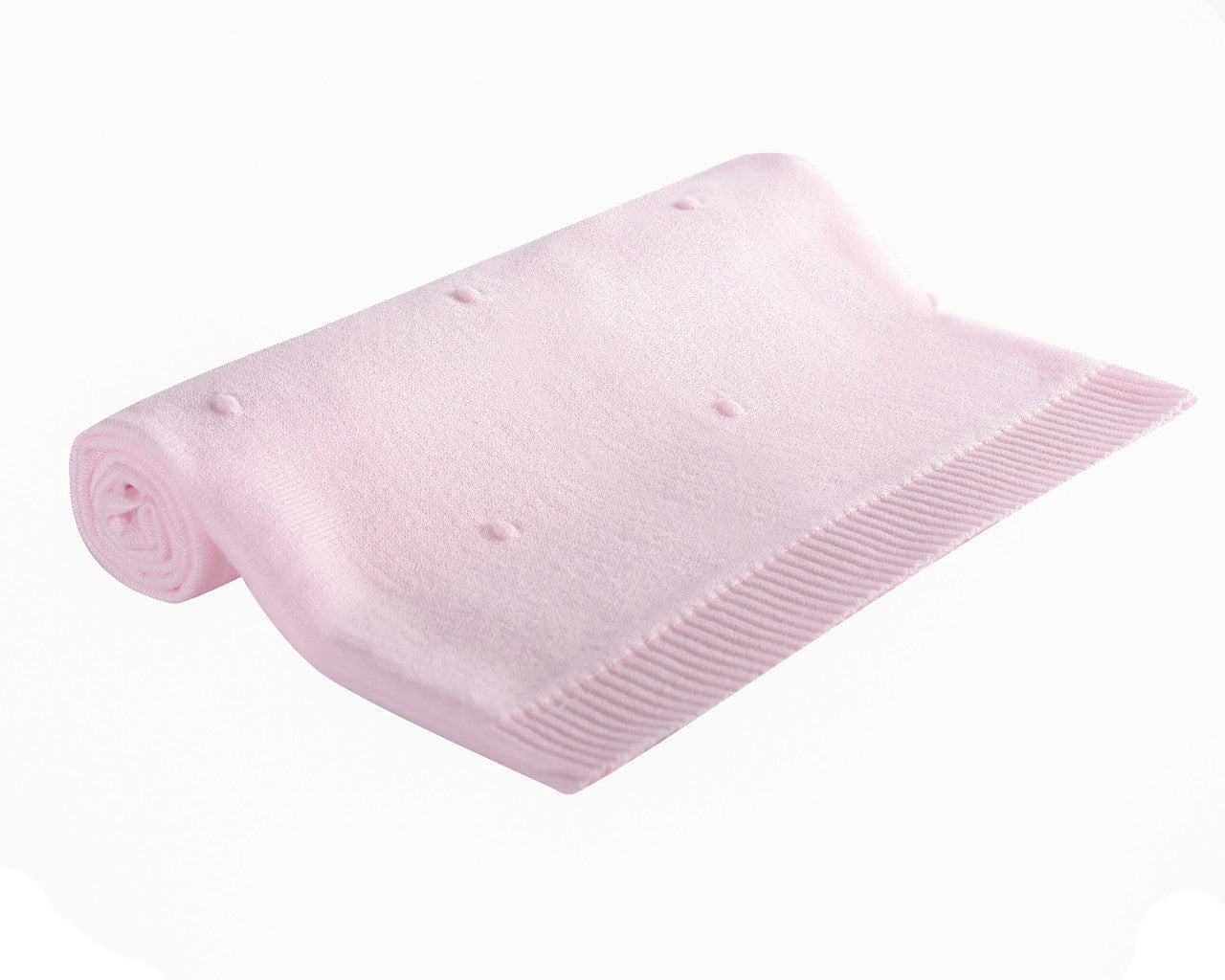 Soffi Baby patura bebelusi 80x90 cm Pink cu buline
