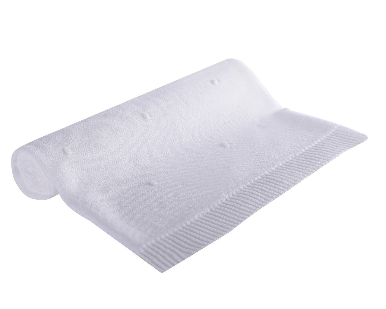 Soffi Baby patura bebelusi 80x90 cm White cu buline