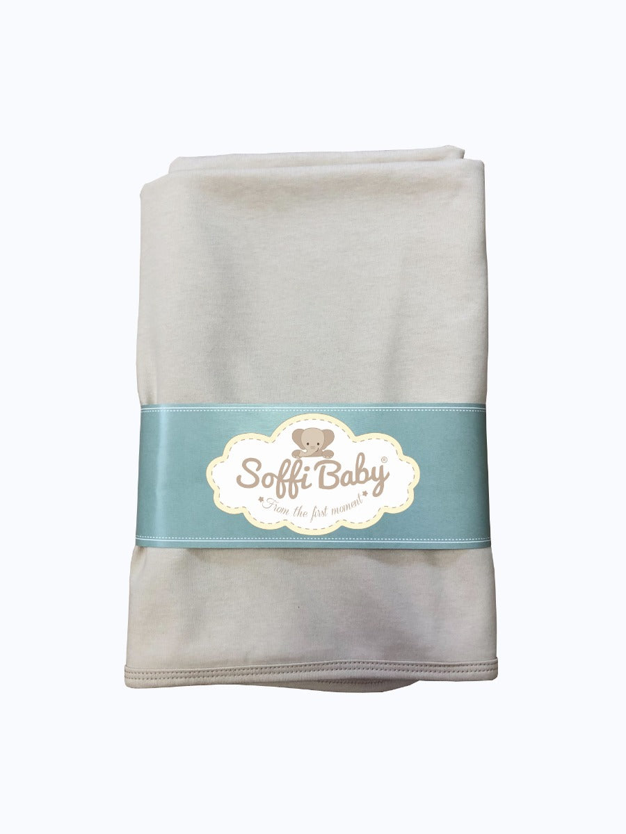 Soffi Baby patura bebelusi bumbac 80x100 cm, Bej Imagine principală a produsului