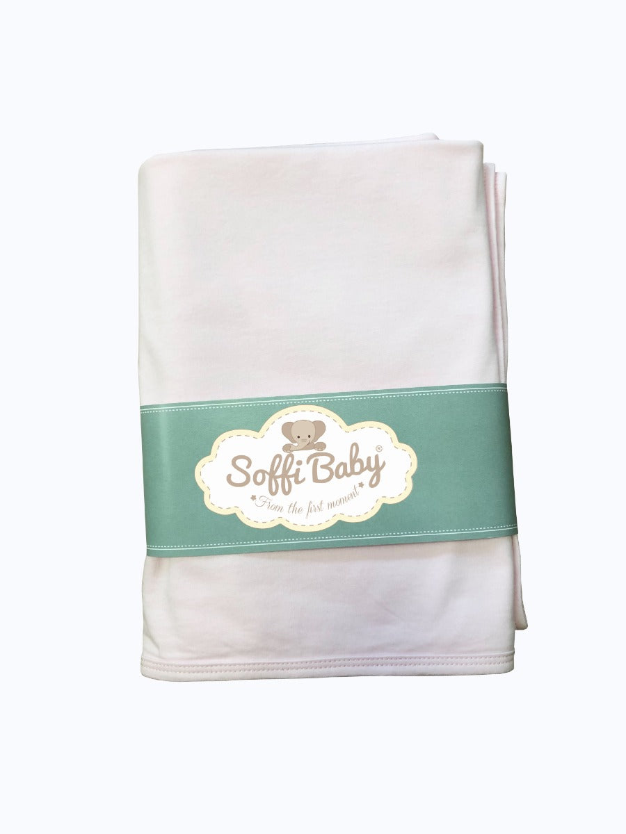 Soffi Baby patura bebelusi bumbac 80x100 cm, Roz Imagine principală a produsului