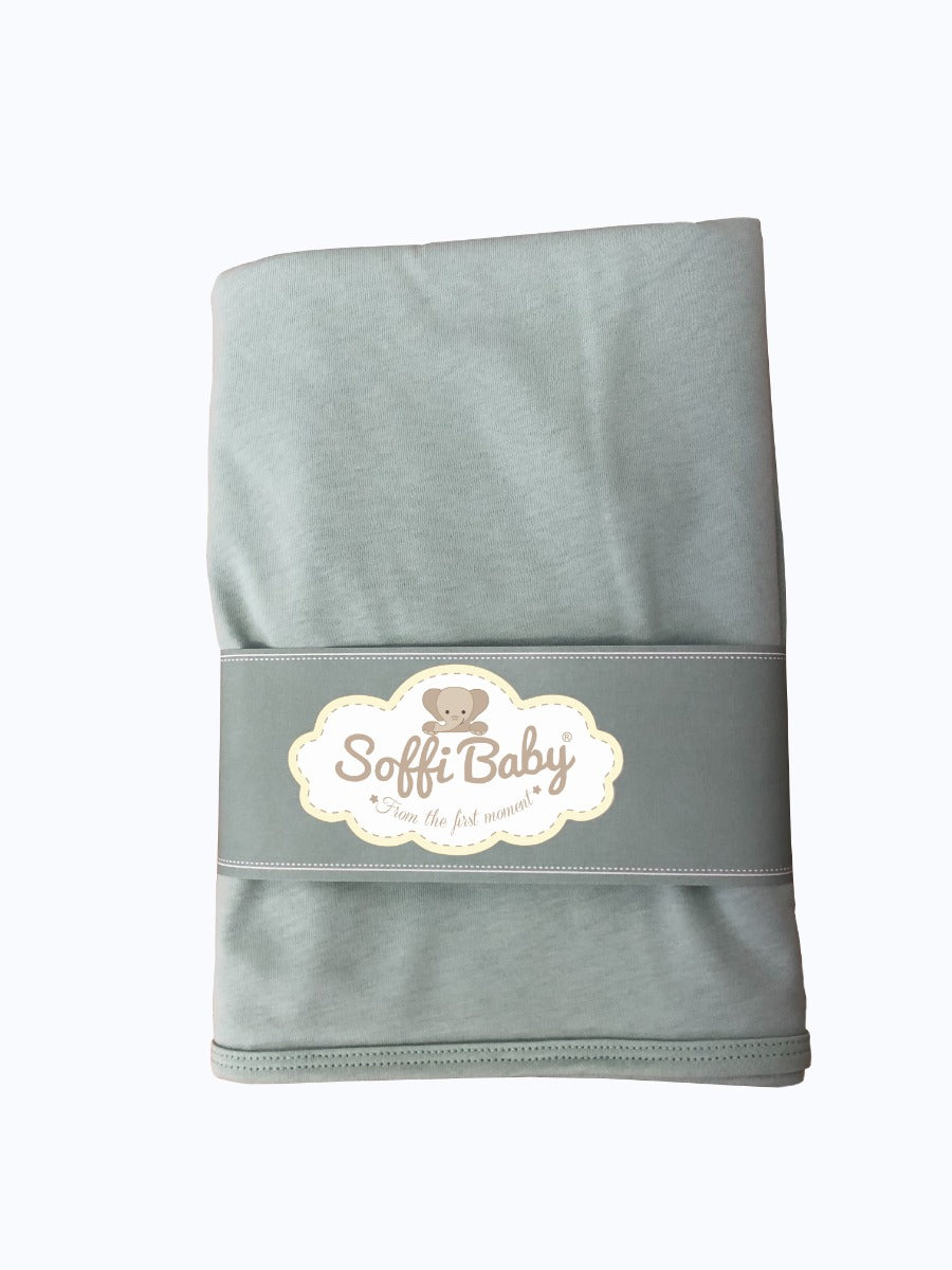 Soffi Baby patura bebelusi bumbac 80x100 cm, Verde