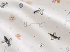 Soffi Baby patura bebelusi material dublu din bumbac 80x100 cm Avioane