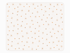 Soffi Baby patura bebelusi material dublu din bumbac 80x100 cm Urs cu inimioare