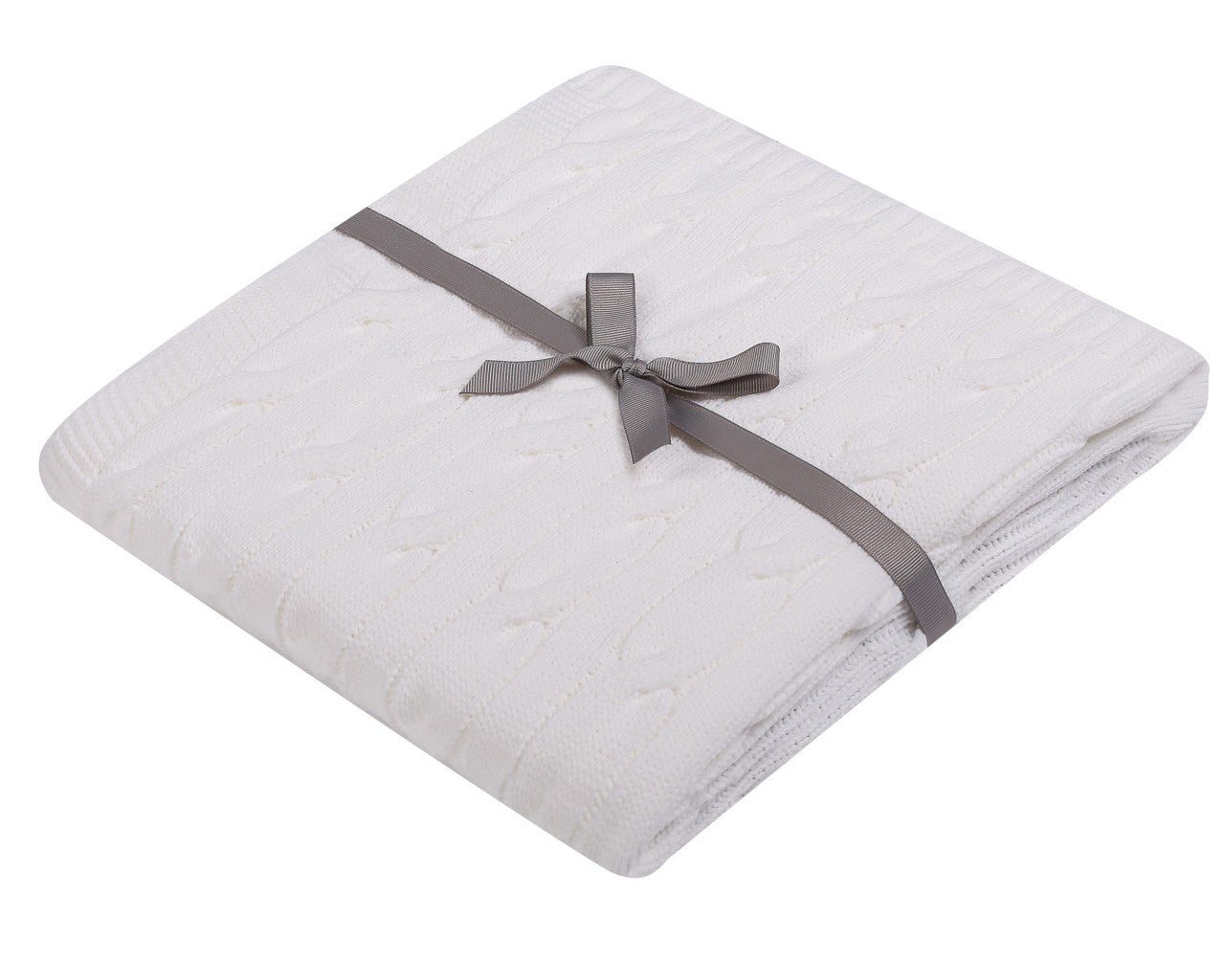 Soffi Baby patura bebelusi tricot 80x90 cm White Imagine principală a produsului
