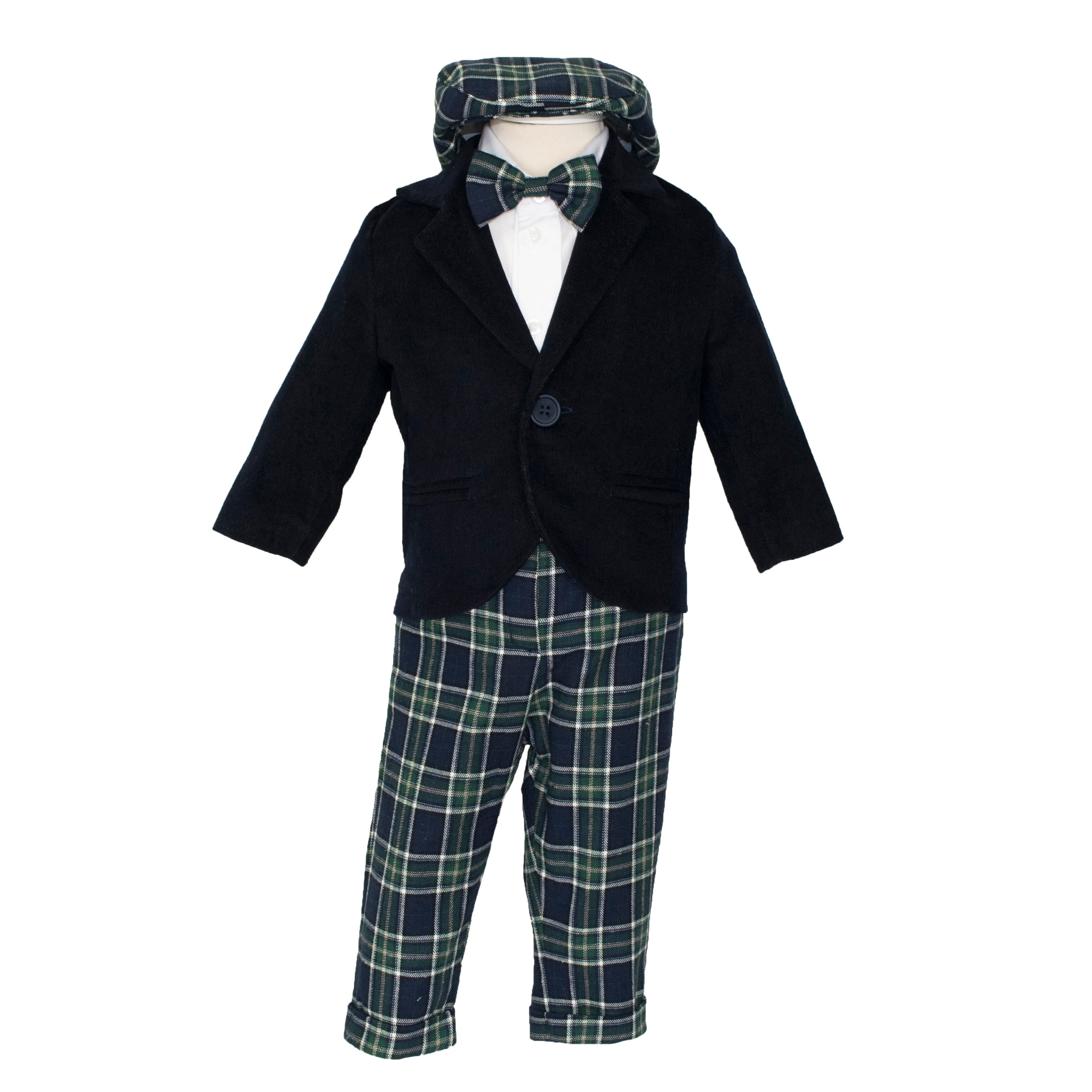 Soffi Baby compleu baieti Adam, Bleu-Verde 01