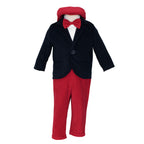 Soffi Baby compleu baieti Cezar, Bleu-Rosu 01