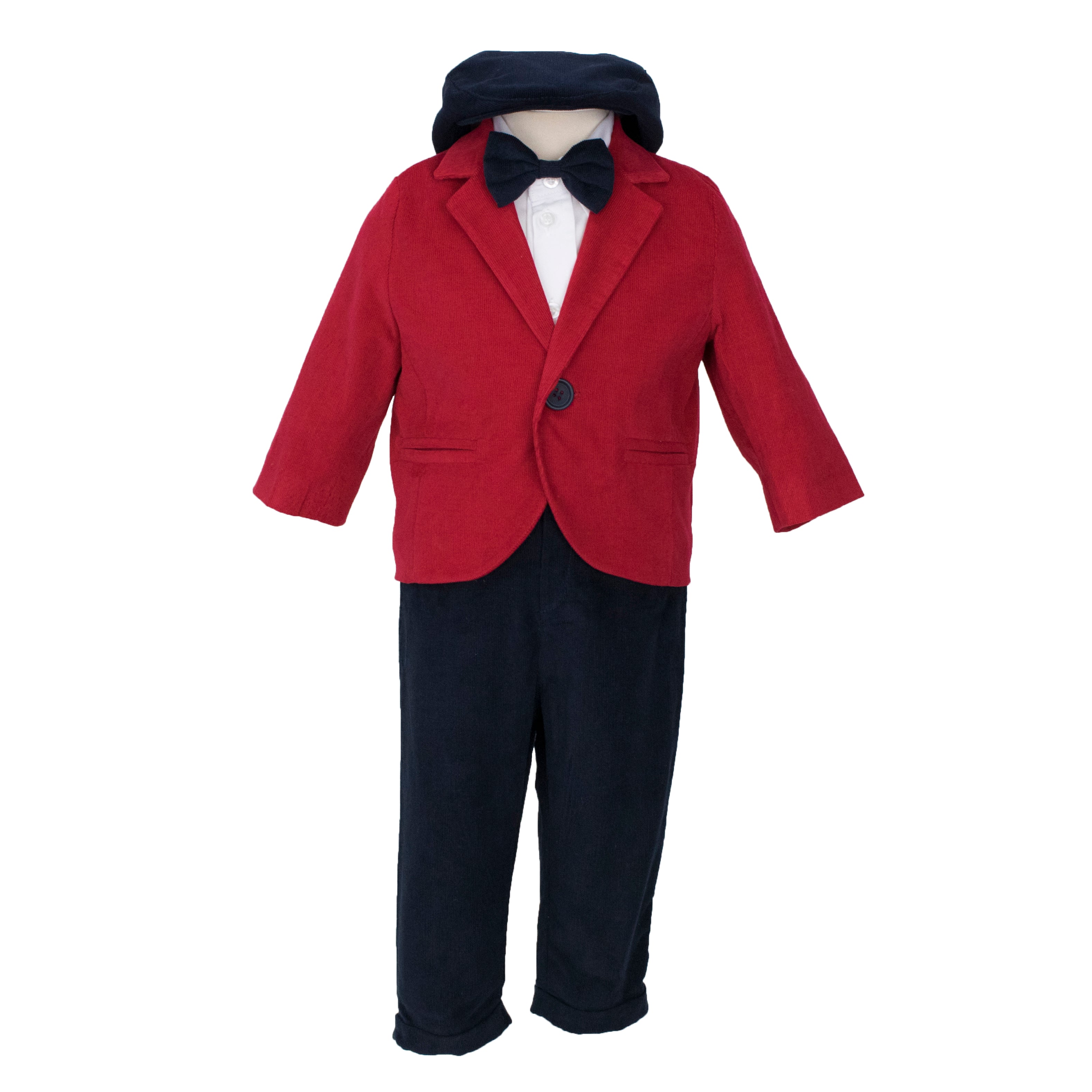 Soffi Baby compleu baieti Cezar, Rosu-Bleu 01 Imagine principală a produsului