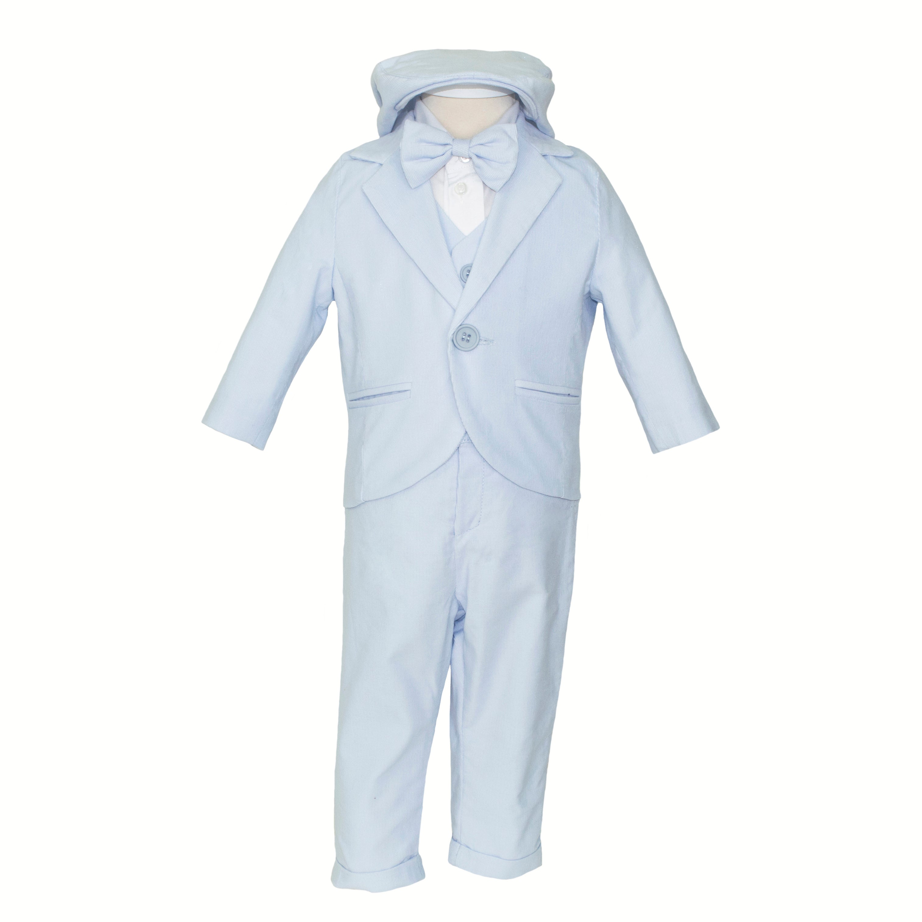 Soffi Baby compleu botez baieti Dacian, Albastru deschis 01 Imagine principală a produsului
