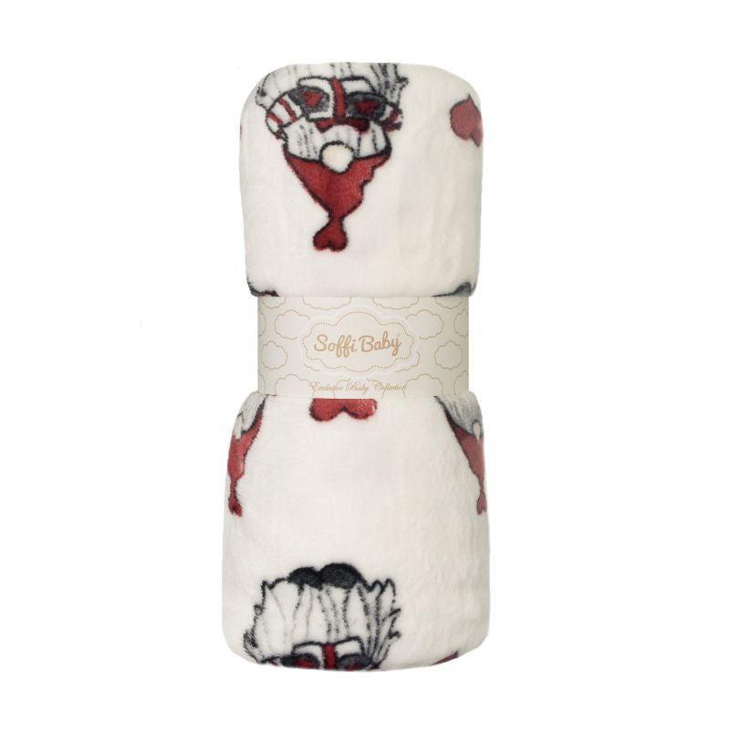 Soffi Baby patura bebelusi plusat, Cream cu spiridusi 01