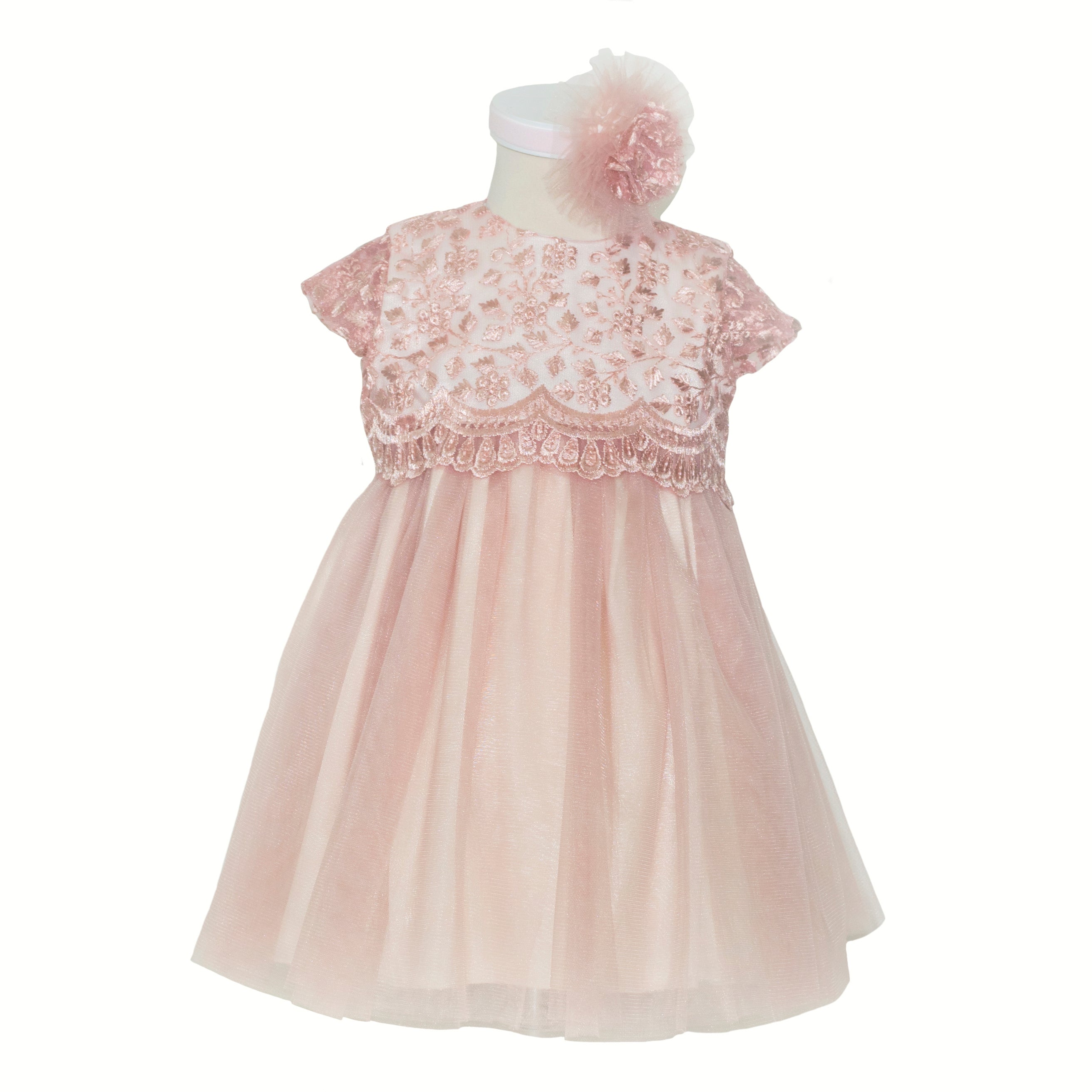 Soffi Baby rochie fete Izabella, Pudra 01