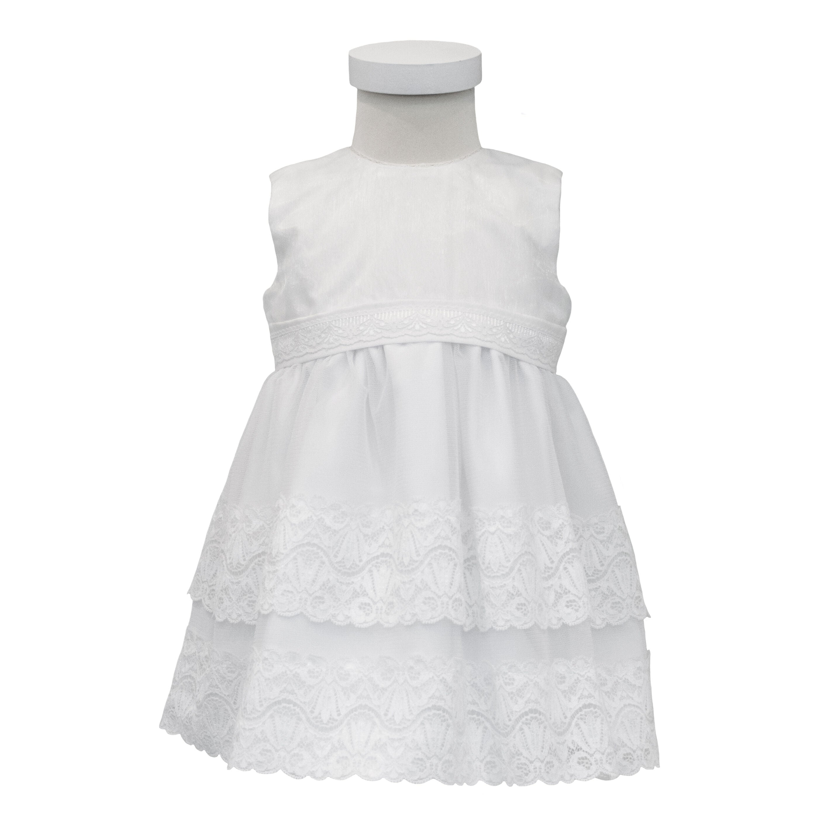 Soffi Baby rochie fete Kitty, Alege marimeaa 62-74, Alb