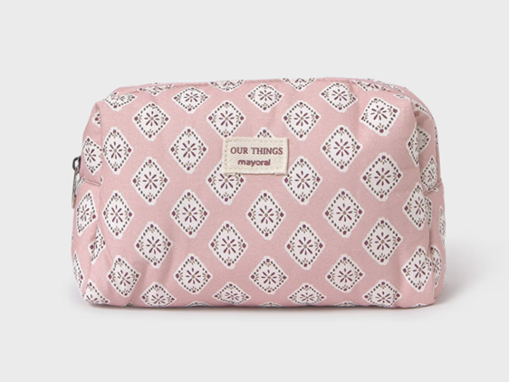 Mayoral neseser bebe imprimat si impermeabil 0m+ Rose pink Imagine principală a produsului