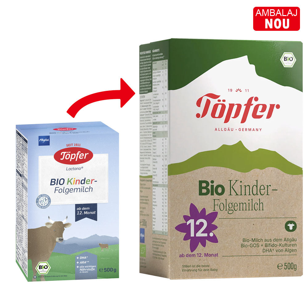 Topfer Bio Kinder Organic lapte praf pentru 12 luni+, 500 g Imagine secundară a produsului