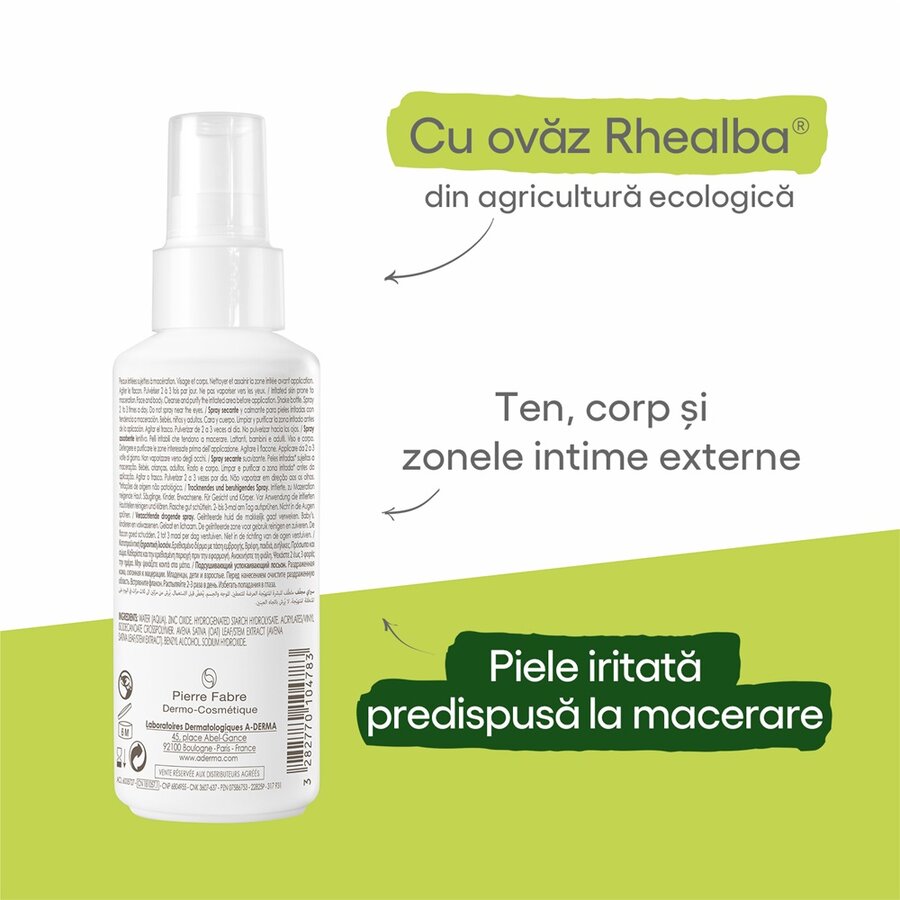 A-Derma Spray pentru piele iritata Cytelium 100 ml