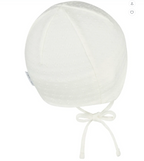 Sterntaler caciulita fete cu aparator urechi si protectie UV50+ 0-6 luni 35-43 White