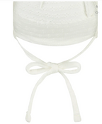Sterntaler caciulita fete cu aparator urechi si protectie UV50+ 0-6 luni 35-43 White