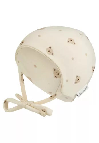 Sterntaler caciulita unisex cu ursuleti 0-6 luni 39-43 Ecru Imagine principală a produsului