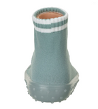 Sterntaler sosete cu talpa cauciuc antiderapant Adventure Socks 19-26 Matte Green cu rechin