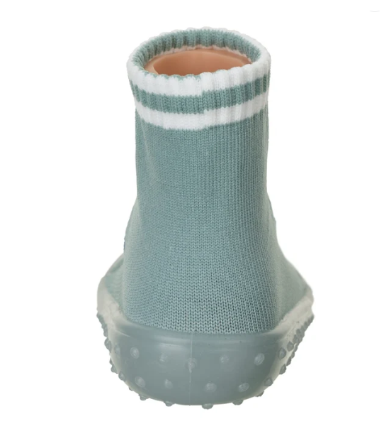 Sterntaler sosete cu talpa cauciuc antiderapant Adventure Socks 19-26 Matte Green cu rechin