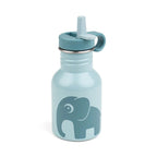 Done by Deer sticla metalica cu pai 350 ml 12m+  Elphee Blue