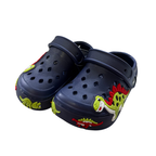 Super Cool papuci baieti tip saboti 24-35 Navy cu dino