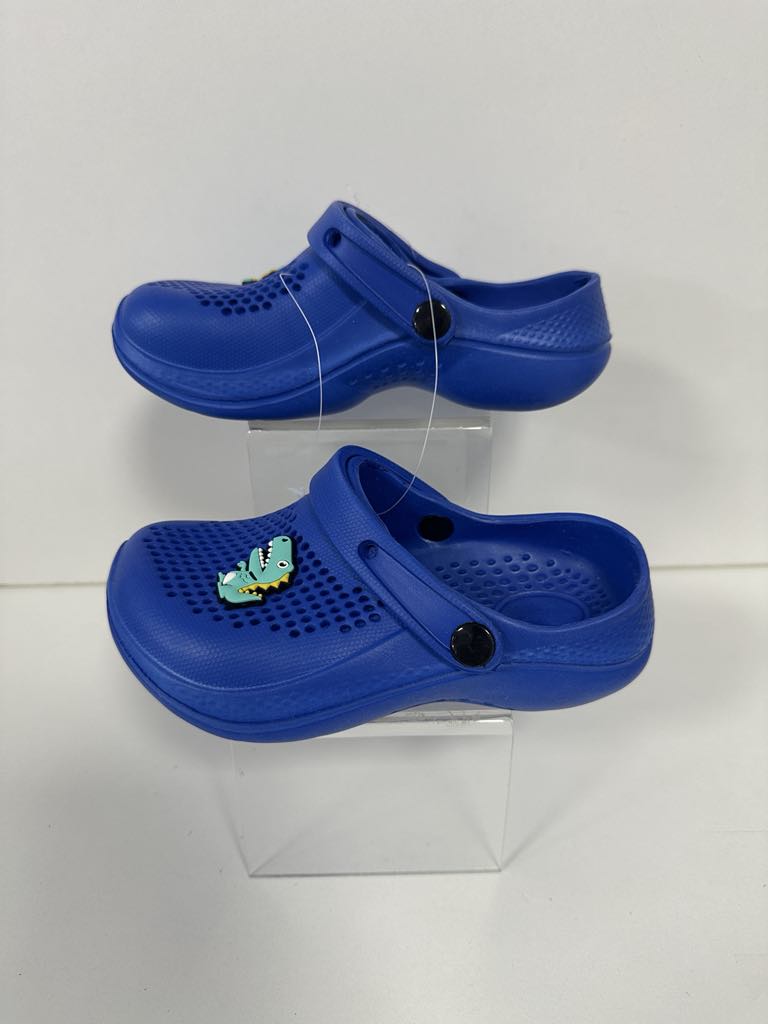 Super Cool papuci baieti tip saboti 26-35, Blue cu dino