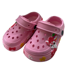 Super Cool papuci fete tip saboti 24-35 Pink cu vulpita