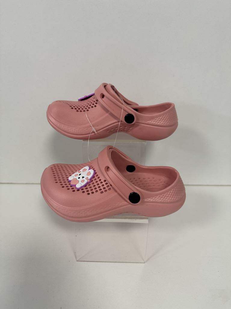 Super Cool papuci fete tip saboti 26-35, Pink cu animalut Imagine principală a produsului