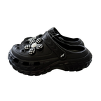 Super Cool papuci fete tip saboti 30-35, Black Love