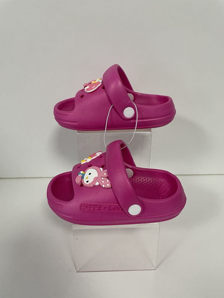 Super Cool papuci fetite 18-23, Fuscia cu pisica Imagine principală a produsului