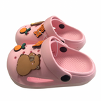 Super Cool papuci tip saboti 24-29 Pink cu ursulet