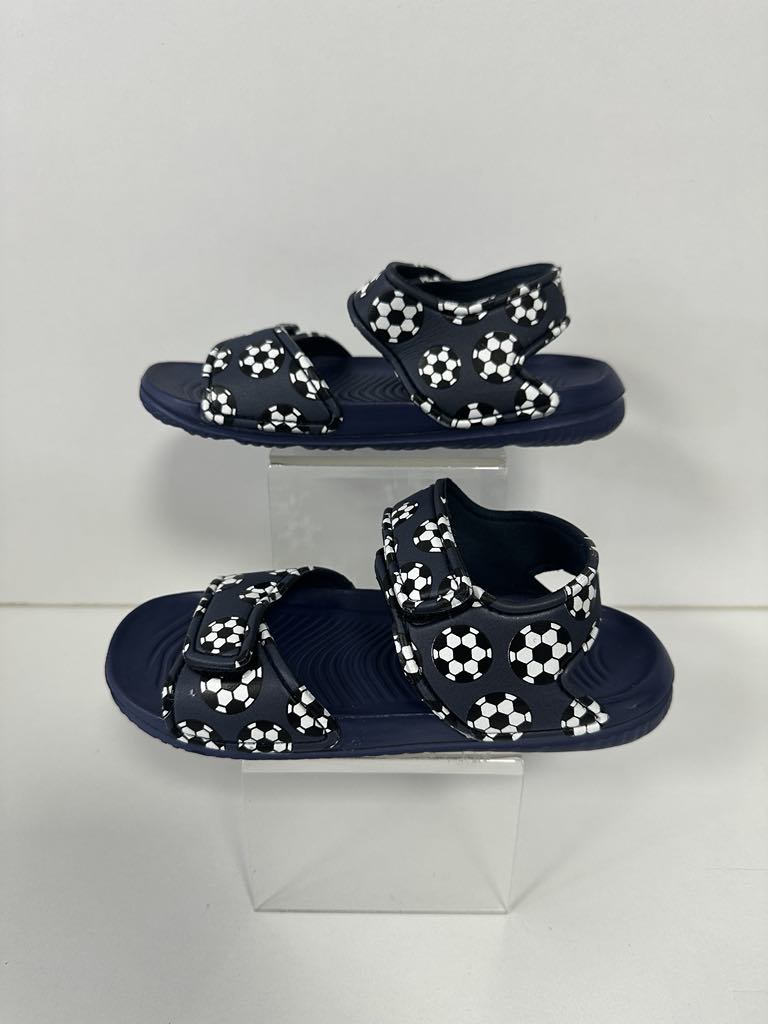 Super Cool sandale baieti din cauciuc 20-31, Navy cu minge