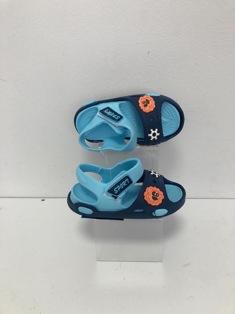 Super Cool sandale baieti din cauciuc 24-29, Navy-Light Blue 5271 Imagine principală a produsului