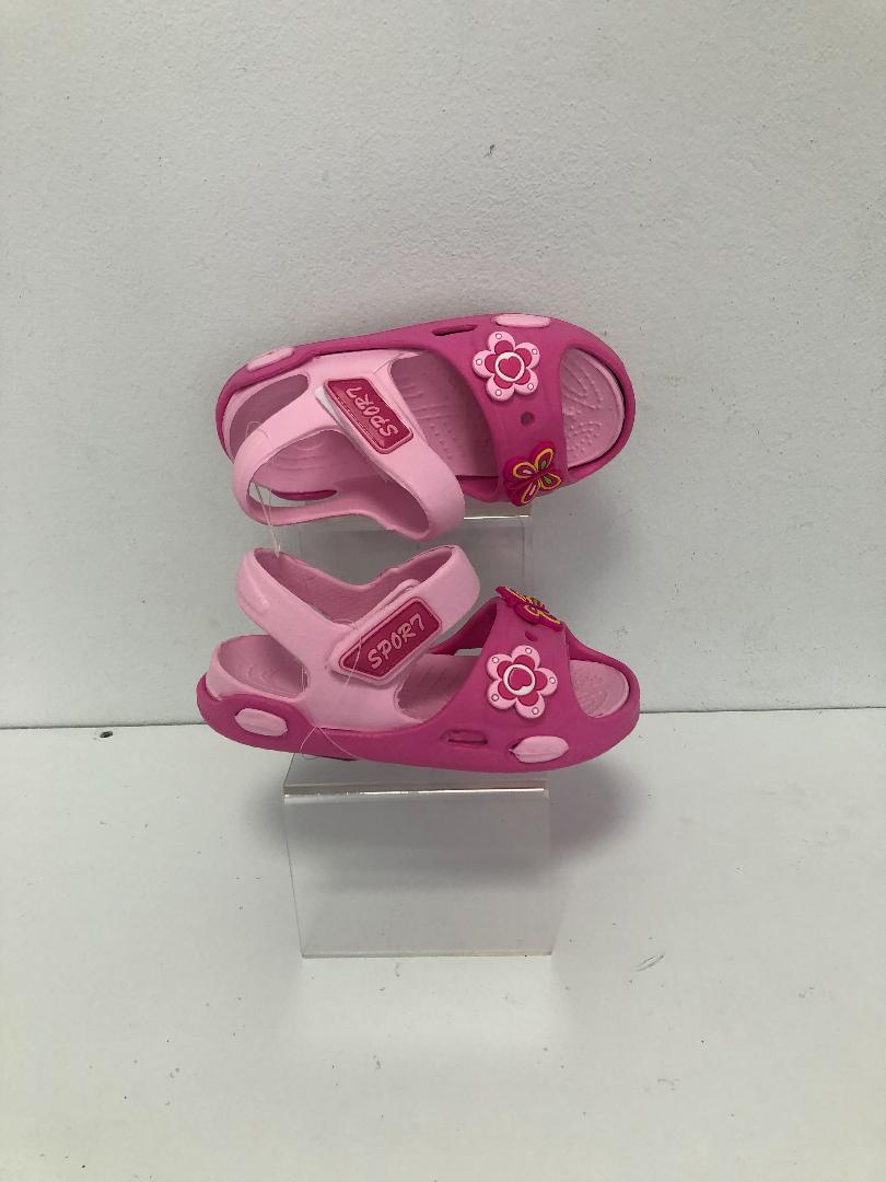 Super Cool sandale fete din cauciuc 24-29, Peach-Pink 5271 