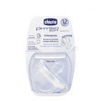 Chicco Physio Soft suzeta silicon monobloc 12m+ Transparent 02
