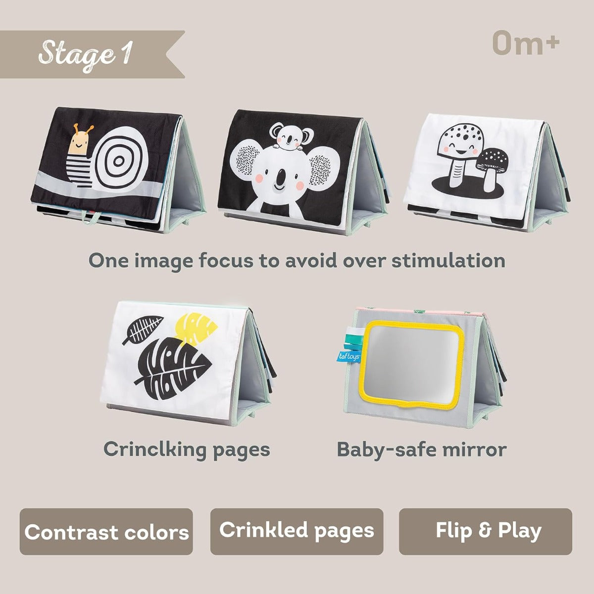 Taf Toys carticica Tummy-Time Book 0m+ Koala