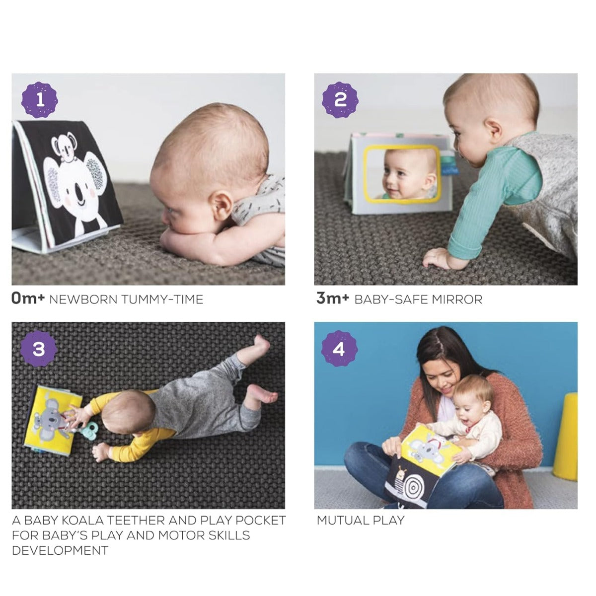 Taf Toys carticica Tummy-Time Book 0m+ Koala