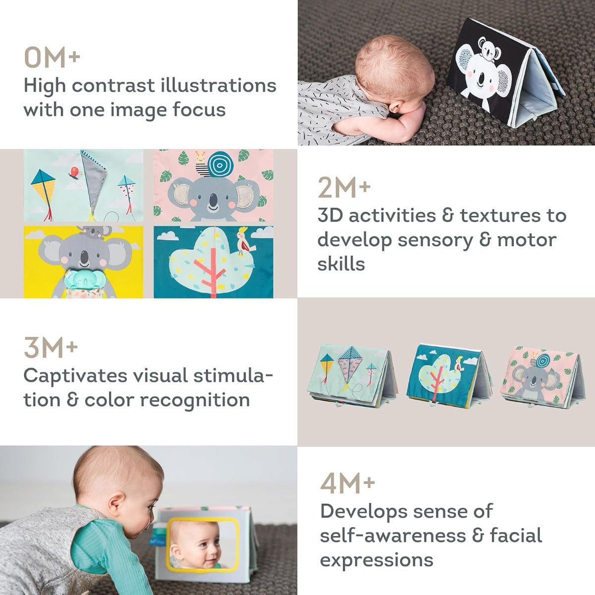 Taf Toys carticica Tummy-Time Book 0m+ Koala