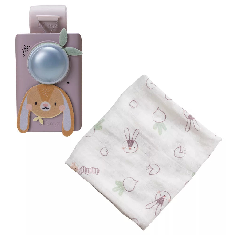 Taf Toys set lmapa de veghe muzicala cu paturica 0m+ Bunny